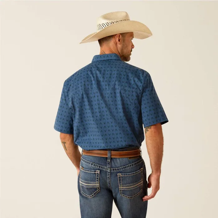 360 AirFlow Classic Fit Shirt Ensign Blue Men Ariat Button Down Shirts 360 AirFlow Classic Fit Shirt Ensign Blue Men Ariat Button Down Shirts