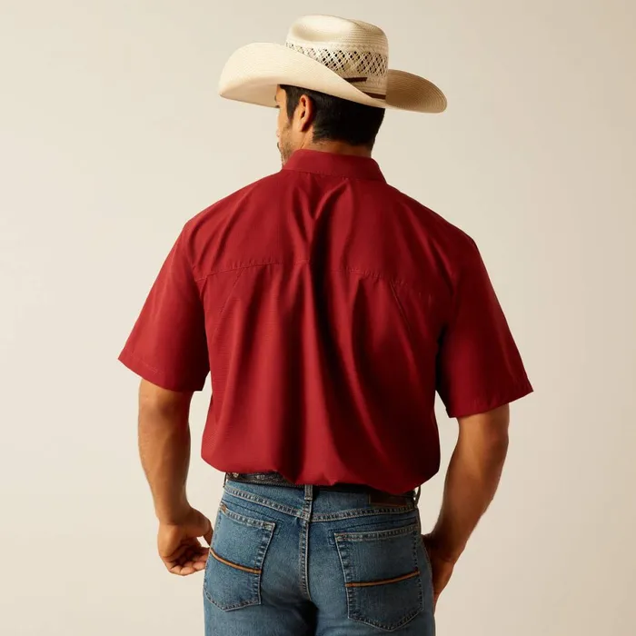 360 AirFlow Classic Fit Shirt Merlot Men Ariat Button Down Shirts 360 AirFlow Classic Fit Shirt Merlot Men Ariat Button Down Shirts