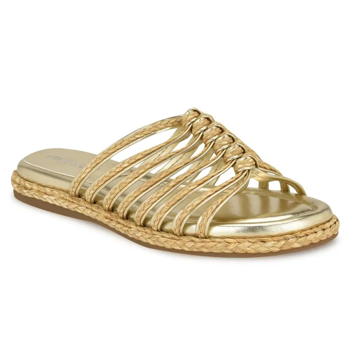 Adila Flat Espadrille Sandals Natural Raffia Women Nine West Casual Adila Flat Espadrille Sandals Natural Raffia Women Nine West Casual