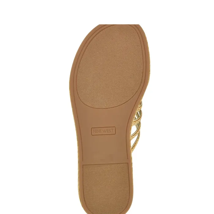 Adila Flat Espadrille Sandals Natural Raffia Women Nine West Casual Adila Flat Espadrille Sandals Natural Raffia Women Nine West Casual