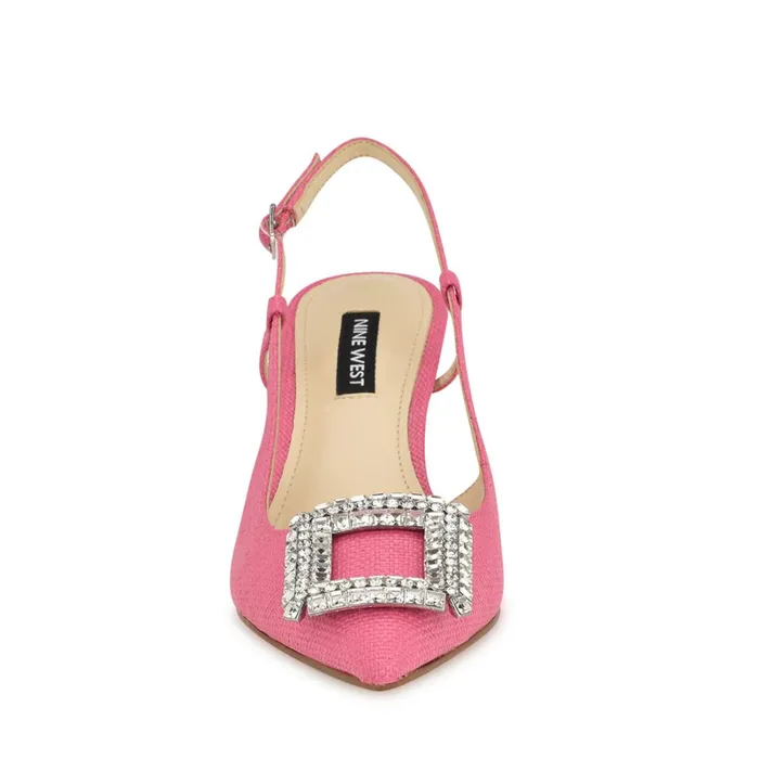 Aimey Pointy Toe Slingbacks Pink Women Nine West Slingbacks Aimey Pointy Toe Slingbacks Pink Women Nine West Slingbacks