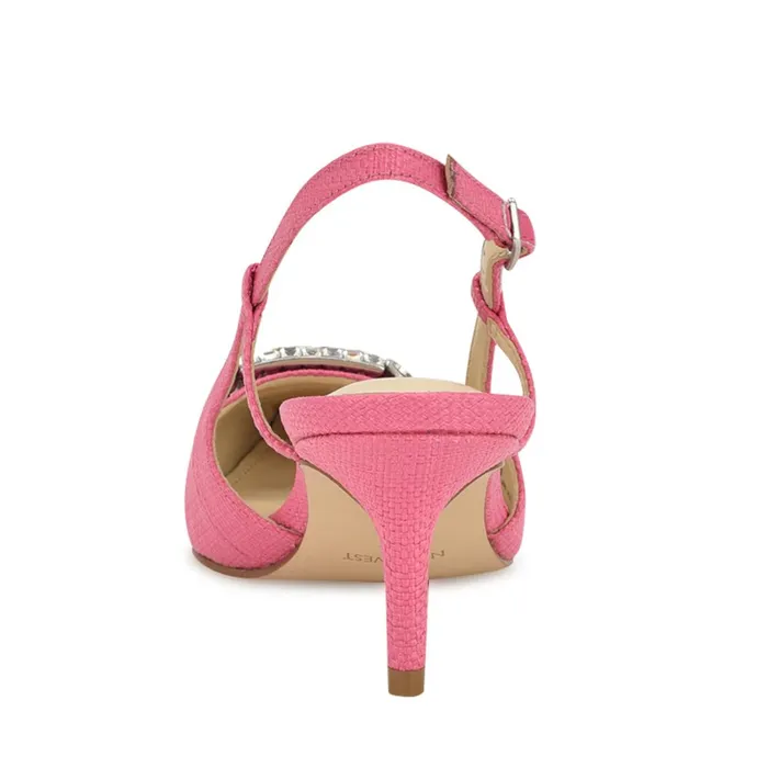 Aimey Pointy Toe Slingbacks Pink Women Nine West Slingbacks Aimey Pointy Toe Slingbacks Pink Women Nine West Slingbacks