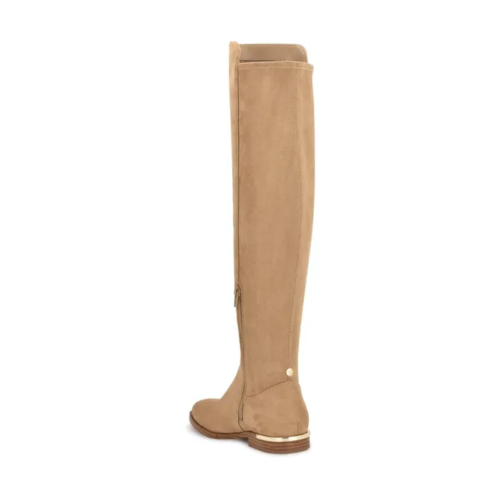 Allair Over The Knee Boots Tan Suede Women Nine West Boots and Booties Allair Over The Knee Boots Tan Suede Women Nine West Boots and Booties