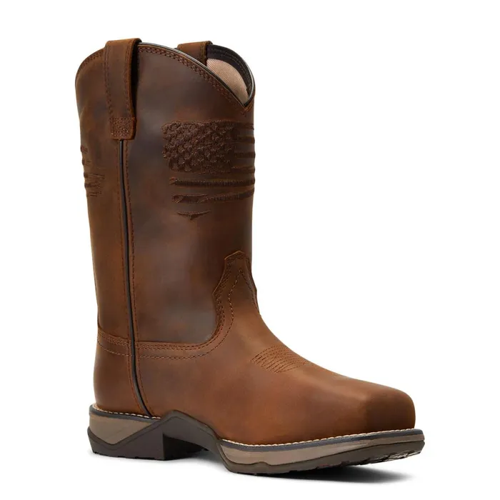 Anthem Patriot Waterproof Composite Toe Work Boot Distressed Brown Women Ariat Work Boots and Shoes Anthem Patriot Waterproof Composite Toe Work Boot Distressed Brown Women Ariat Work Boots and Shoes