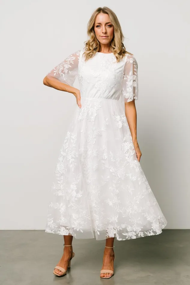 Arabella Embroidered Tulle Maxi Dress White Women Baltic Born Embellished Sequin Arabella Embroidered Tulle Maxi Dress White Women Baltic Born Embellished Sequin