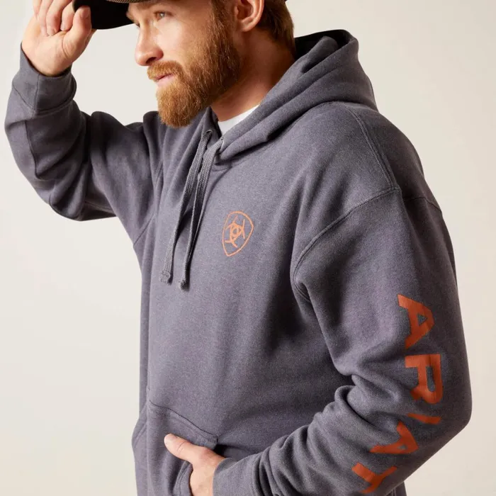 Ariat Logo Hoodie Odyssey Gray Heather Men Ariat Sweatshirts and Hoodies Ariat Logo Hoodie Odyssey Gray Heather Men Ariat Sweatshirts and Hoodies