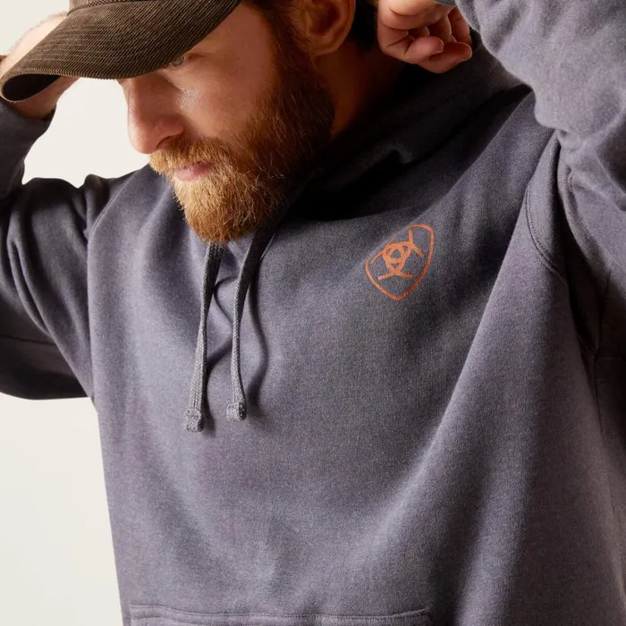 Ariat Logo Hoodie Odyssey Gray Heather Men Ariat Sweatshirts and Hoodies Ariat Logo Hoodie Odyssey Gray Heather Men Ariat Sweatshirts and Hoodies