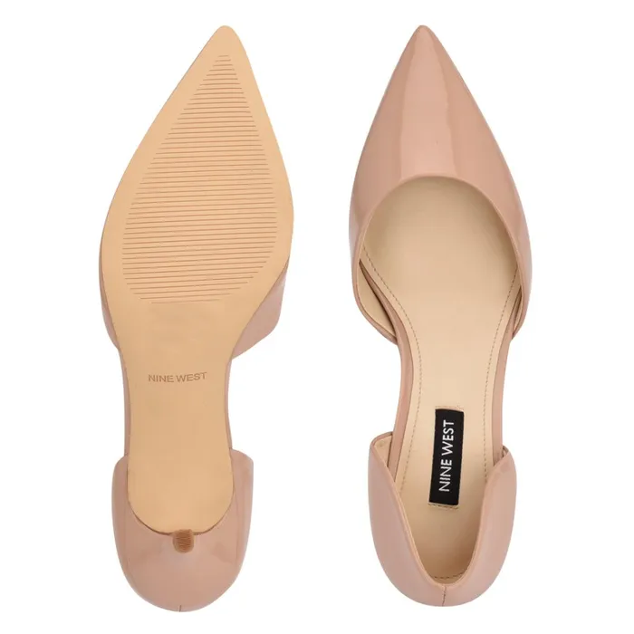Arive Pointy Toe Pumps Barely Nude Patent Women Nine West Pumps Arive Pointy Toe Pumps Barely Nude Patent Women Nine West Pumps