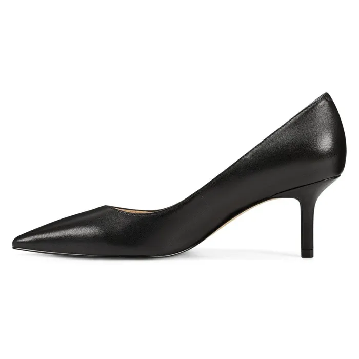 Arlene Pointy Toe Pumps Black Leather Women Nine West Pumps Arlene Pointy Toe Pumps Black Leather Women Nine West Pumps