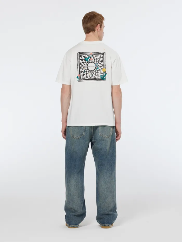 Artwork Relaxed Fit Tshirt Swan Men Scotch and Soda TShirts and Polo Shirts