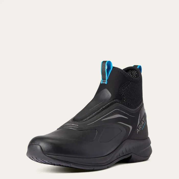 Ascent Waterproof Paddock Boot Black Women Ariat English Riding Boots
