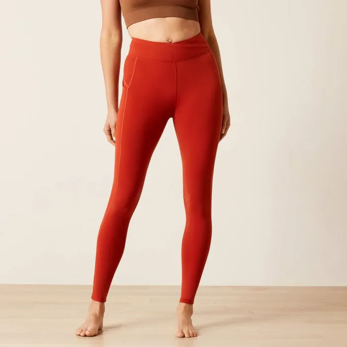 Avail Half Grip Tight Red Ochre Women Ariat Pants and Shorts