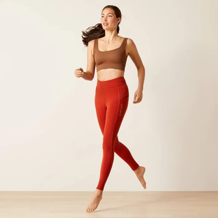 Avail Half Grip Tight Red Ochre Women Ariat Pants and Shorts Avail Half Grip Tight Red Ochre Women Ariat Pants and Shorts