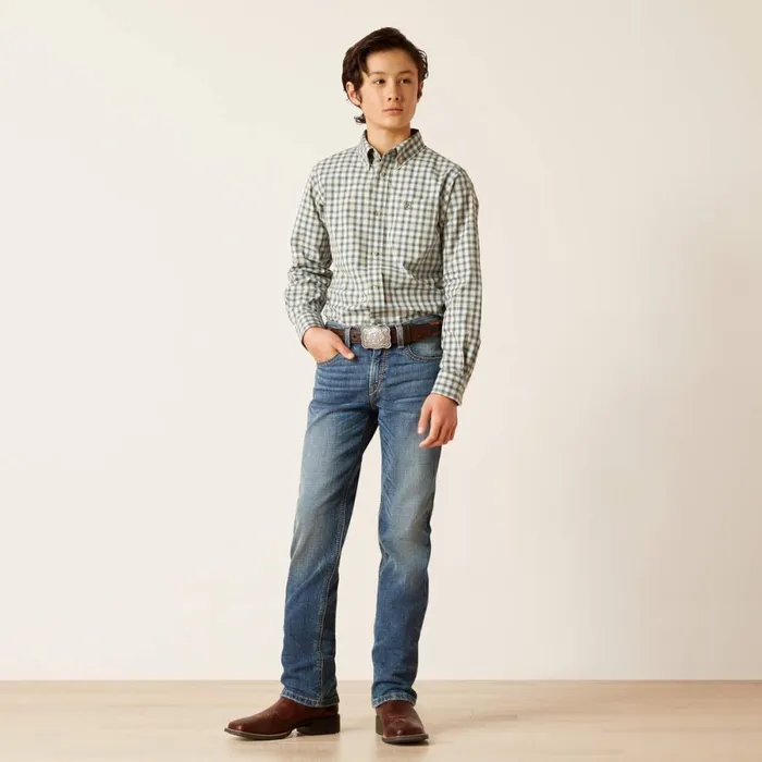 B5 Slim Paul Straight Jean Nelson Kids Ariat Jeans B5 Slim Paul Straight Jean Nelson Kids Ariat Jeans