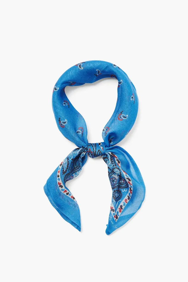Bandana Blue Paisley Women Chan Luu Bandanas