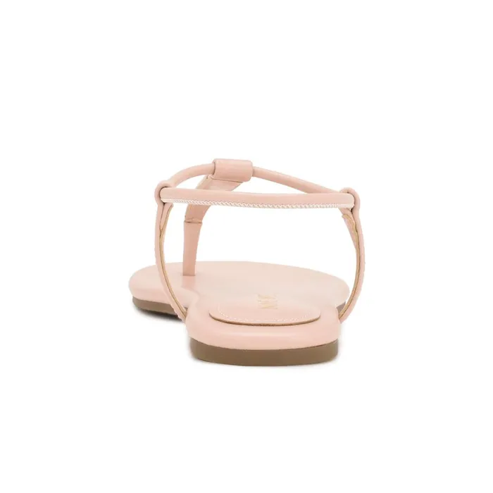 Bassie Flat Sandals Light Pink Women Nine West Flats Bassie Flat Sandals Light Pink Women Nine West Flats
