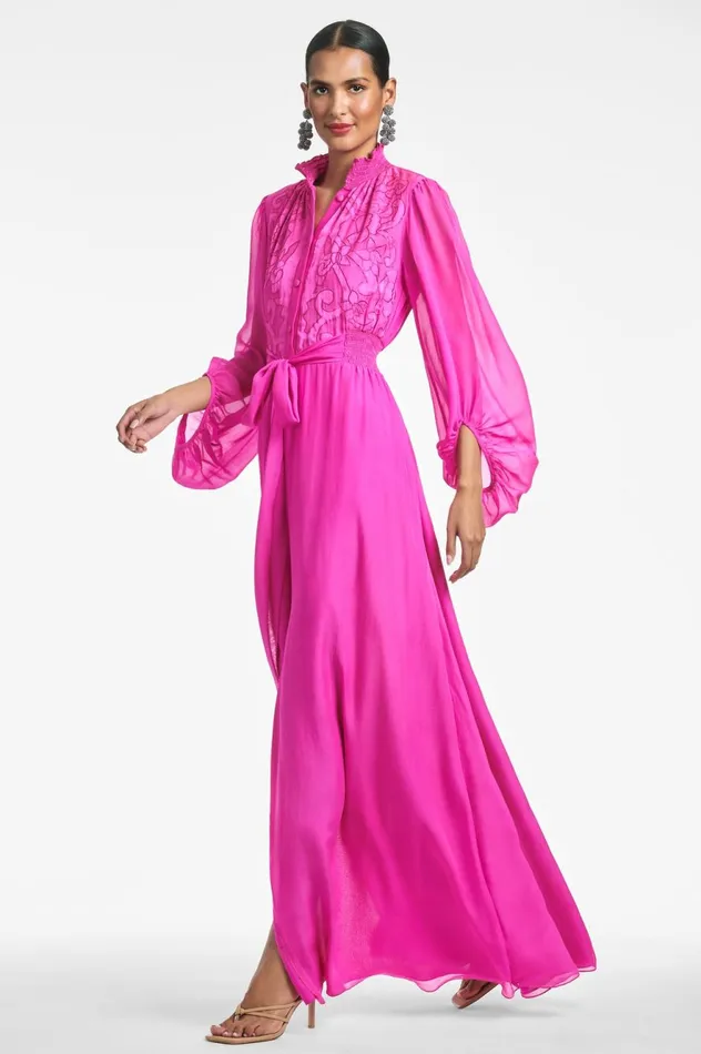 Beatrix Gown 8211 Fuchsia Women Sachin and Babi Boho