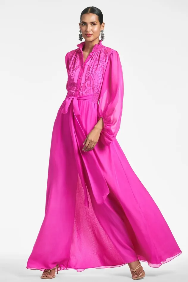 Beatrix Gown 8211 Fuchsia Women Sachin and Babi Boho