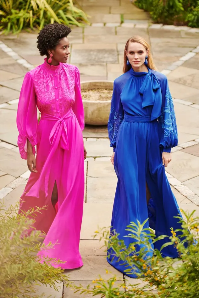 Beatrix Gown 8211 Fuchsia Women Sachin and Babi Boho