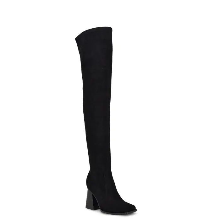 Begone Dress Boots Black Women Nine West Boots and Booties Begone Dress Boots Black Women Nine West Boots and Booties