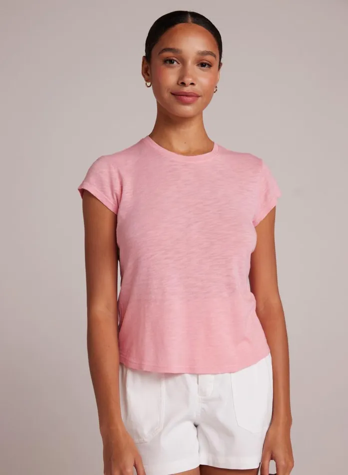Bella Dahl Baby Crew Tee 8211 Blossom Pink Women TShirts