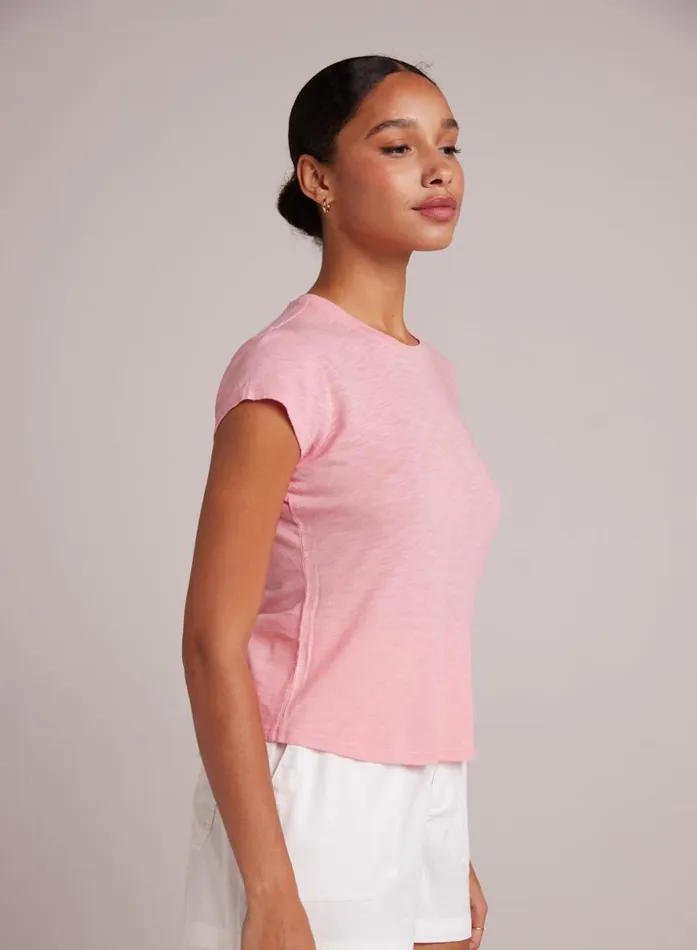 Bella Dahl Baby Crew Tee 8211 Blossom Pink Women TShirts Bella Dahl Baby Crew Tee 8211 Blossom Pink Women TShirts