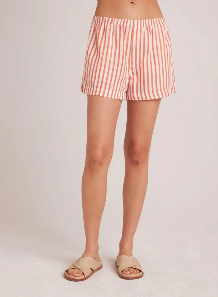 Bella Dahl Boxer Short 8211 Sunset Blaze Stripe Women Shorts