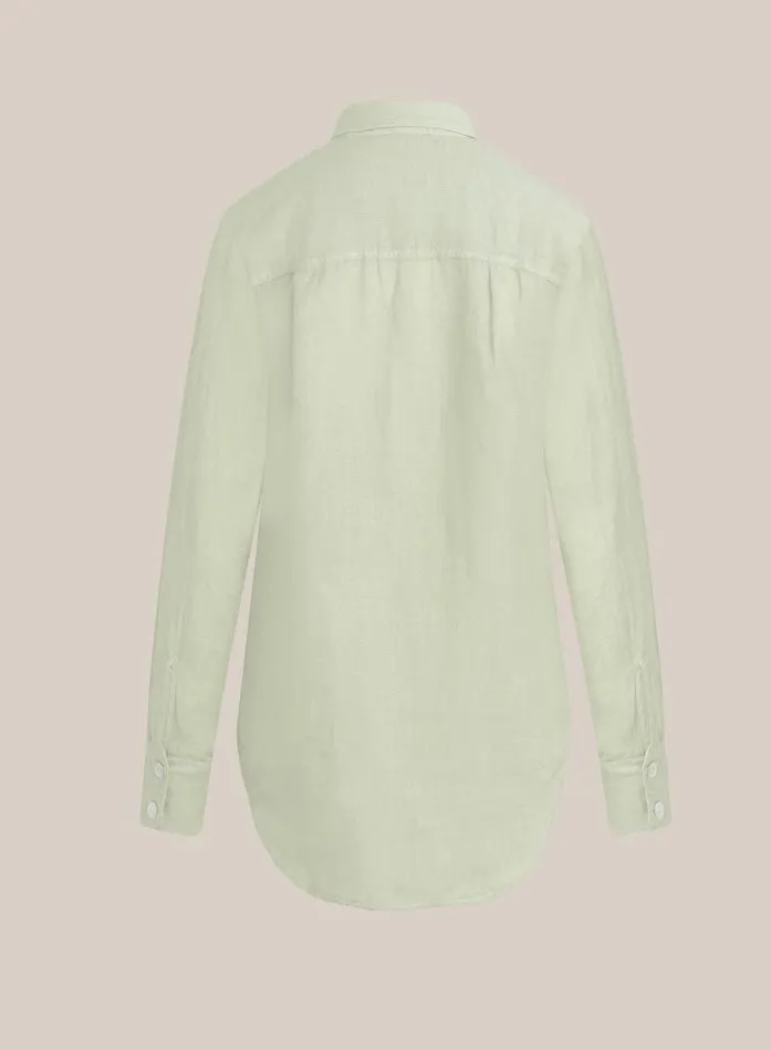 Bella Dahl Boyfriend Button Down 8211 Pale Palm Women Button Down Bella Dahl Boyfriend Button Down 8211 Pale Palm Women Button Down