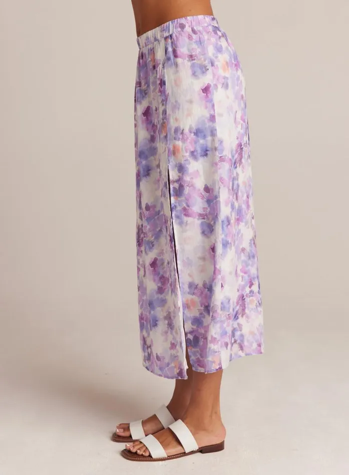 Bella Dahl Linen Side Slit Maxi Skirt 8211 Iris Floral Print Women Skirts Bella Dahl Linen Side Slit Maxi Skirt 8211 Iris Floral Print Women Skirts