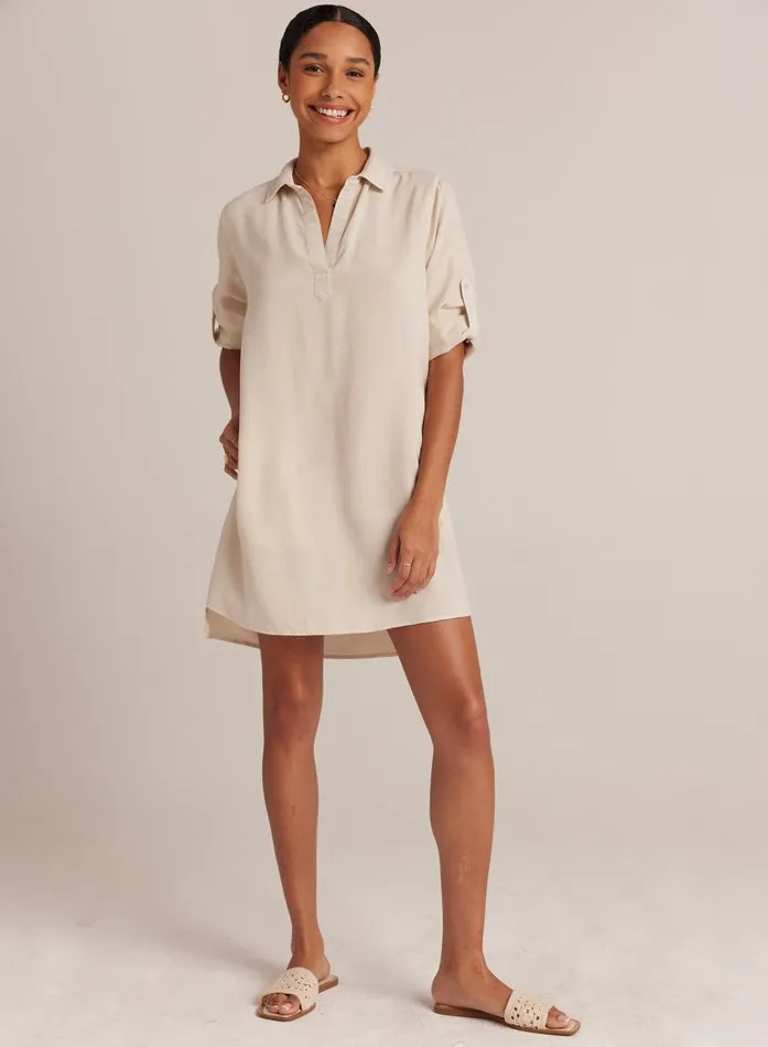 Bella Dahl Long Sleeve ALine Shirt Dress 8211 Cliffside Women Mini Dresses