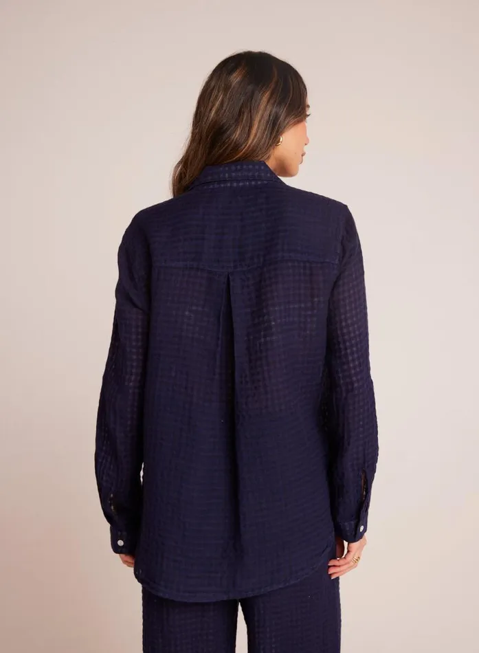 Bella Dahl Oversized Pocket Button Down 8211 Tropic Navy Women Button Down Bella Dahl Oversized Pocket Button Down 8211 Tropic Navy Women Button Down