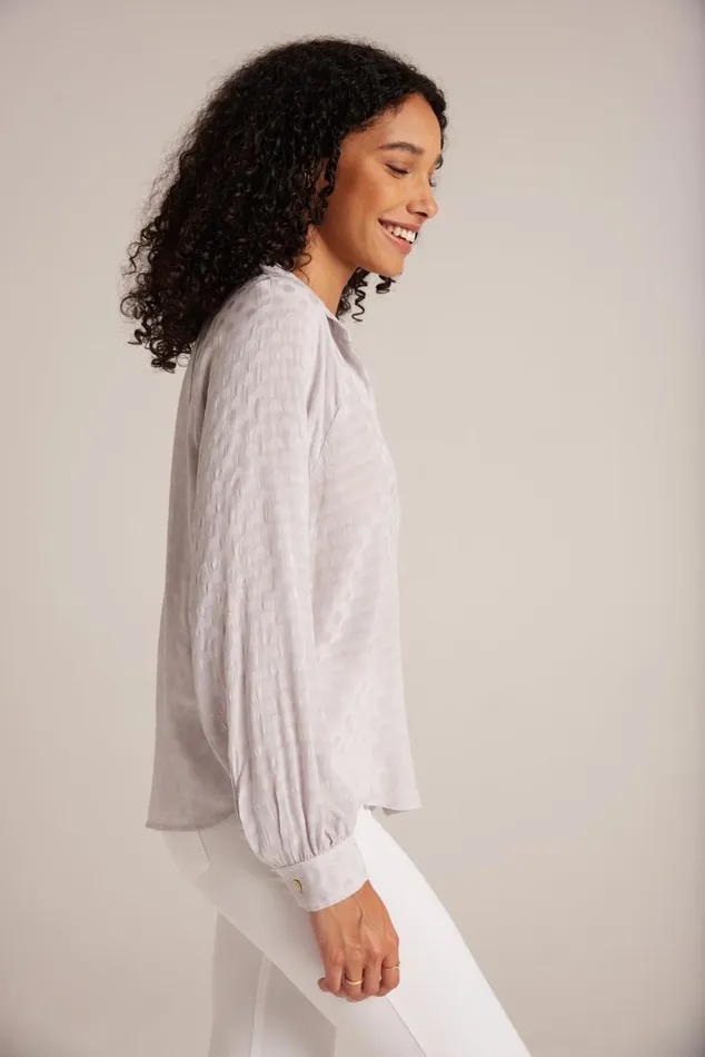 Bella Dahl Round Hem Bishop Sleeve Shirt 8211 Silver Pearl Women Long Sleeve Bella Dahl Round Hem Bishop Sleeve Shirt 8211 Silver Pearl Women Long Sleeve