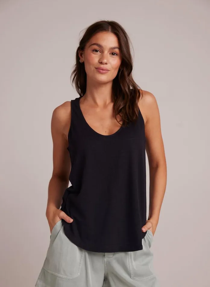 Bella Dahl Scoop Neck Tank 8211 Black Women TShirts