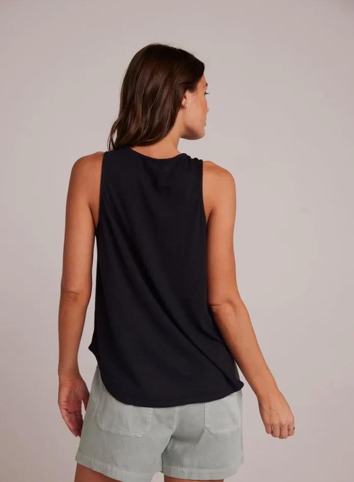 Bella Dahl Scoop Neck Tank 8211 Black Women TShirts