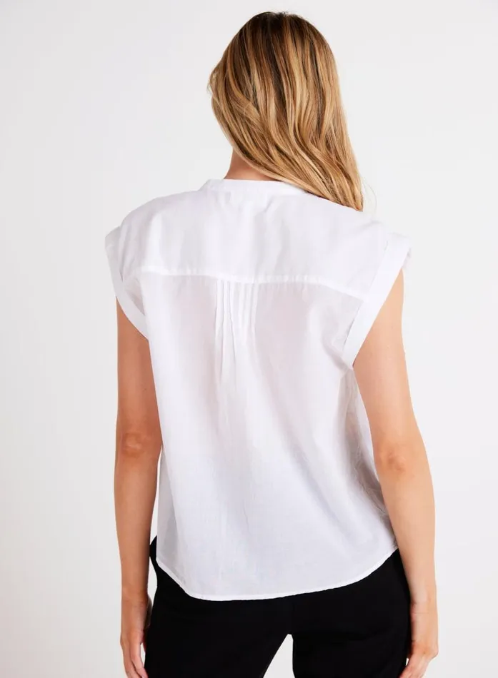 Bella Dahl Short Sleeve Pintuck Pullover 8211 White Women Short Sleeve Bella Dahl Short Sleeve Pintuck Pullover 8211 White Women Short Sleeve