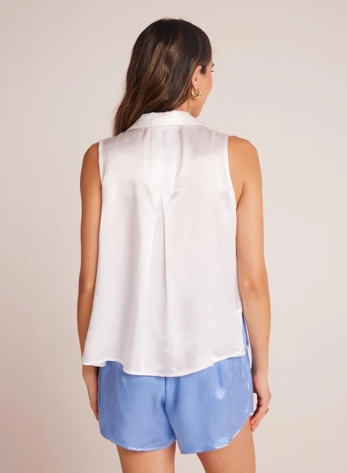 Bella Dahl Sleeveless Notch Collar Button Down 8211 White Women Sleeveless Bella Dahl Sleeveless Notch Collar Button Down 8211 White Women Sleeveless