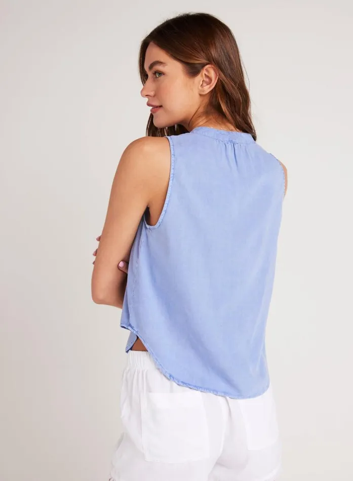 Bella Dahl Sleeveless Pullover 8211 Peri Blue Women Sleeveless Bella Dahl Sleeveless Pullover 8211 Peri Blue Women Sleeveless