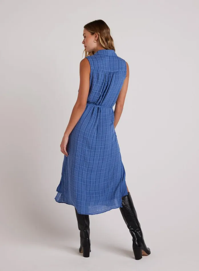 Bella Dahl Sleeveless Pullover Midi Dress 8211 Bright Indigo Women Midi Dresses Bella Dahl Sleeveless Pullover Midi Dress 8211 Bright Indigo Women Midi Dresses
