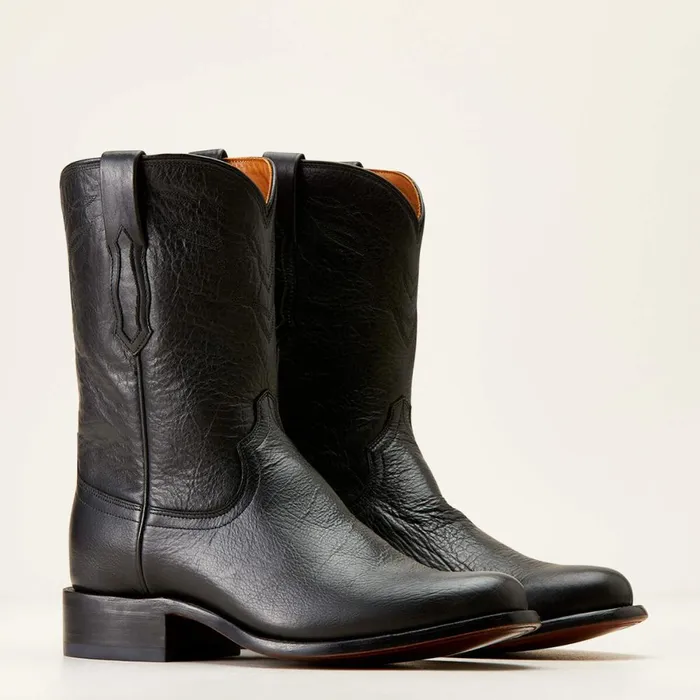Bench Made Clanton Western Boot Cool Black Bison Men Ariat Western Boots Bench Made Clanton Western Boot Cool Black Bison Men Ariat Western Boots