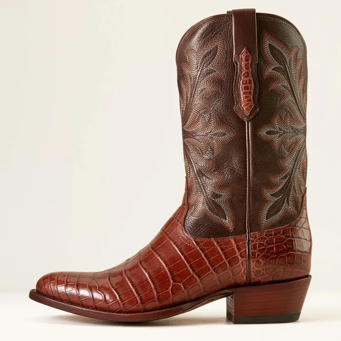 Bench Made James Western Boot Whiskey Nile Crocrustic Tobacco Men Ariat Western Boots Bench Made James Western Boot Whiskey Nile Crocrustic Tobacco Men Ariat Western Boots