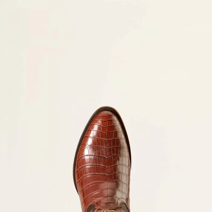 Bench Made James Western Boot Whiskey Nile Crocrustic Tobacco Men Ariat Western Boots Bench Made James Western Boot Whiskey Nile Crocrustic Tobacco Men Ariat Western Boots