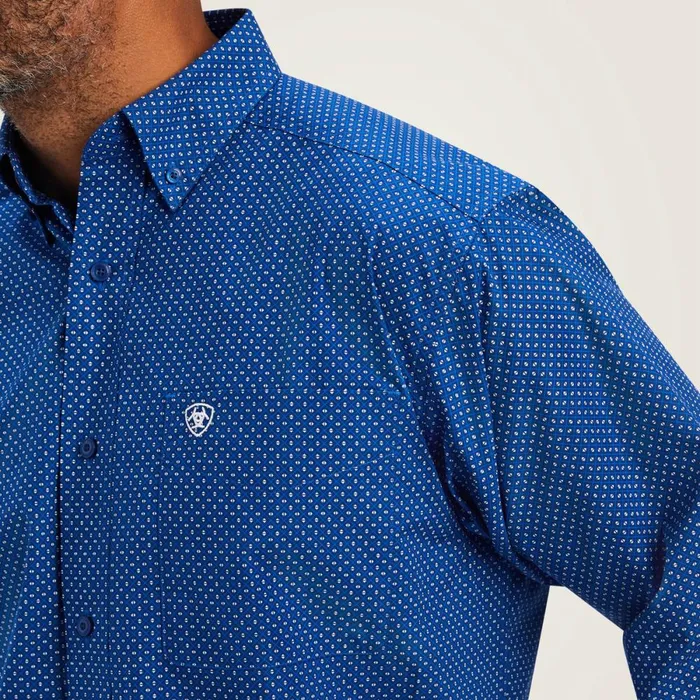 Benedict Classic Fit Shirt Classic Blue Men Ariat Button Down Shirts Benedict Classic Fit Shirt Classic Blue Men Ariat Button Down Shirts