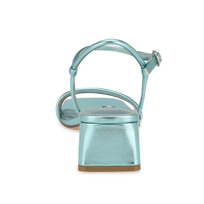 Bernise Block Heel Sandals Blue Women Nine West Dress Bernise Block Heel Sandals Blue Women Nine West Dress