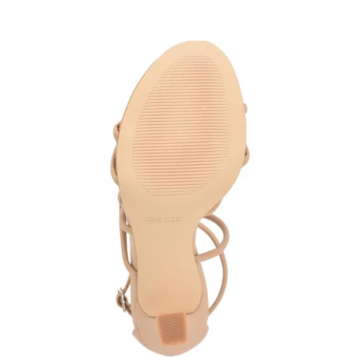 Besasy Strappy Heeled Sandals Warm Blush Women Nine West Heeled Besasy Strappy Heeled Sandals Warm Blush Women Nine West Heeled