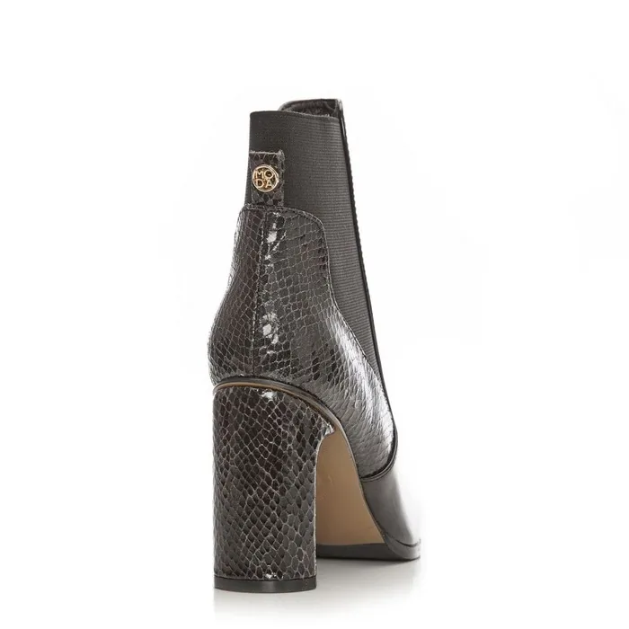 Black Boots Women Moda In Pelle Katiee Black Patent