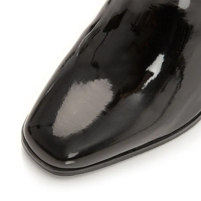 Black Boots Women Moda In Pelle Katiee Black Patent