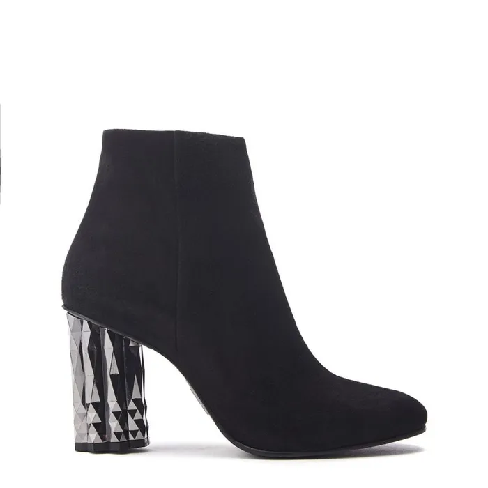 Black Boots Women Moda In Pelle Kiratta Black Suede