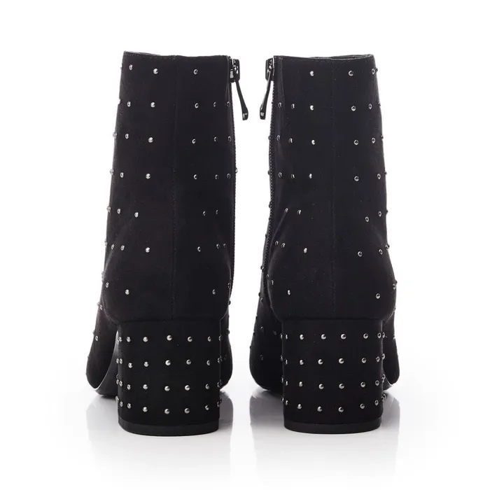 Black Boots Women Moda In Pelle Kravitz Black Alcantara