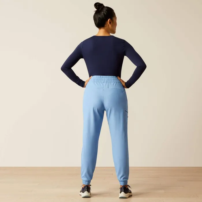 Blackwell Cargo Stretch Jogger Scrub Pant Light Blue Heather Women Ariat Scrubs Blackwell Cargo Stretch Jogger Scrub Pant Light Blue Heather Women Ariat Scrubs