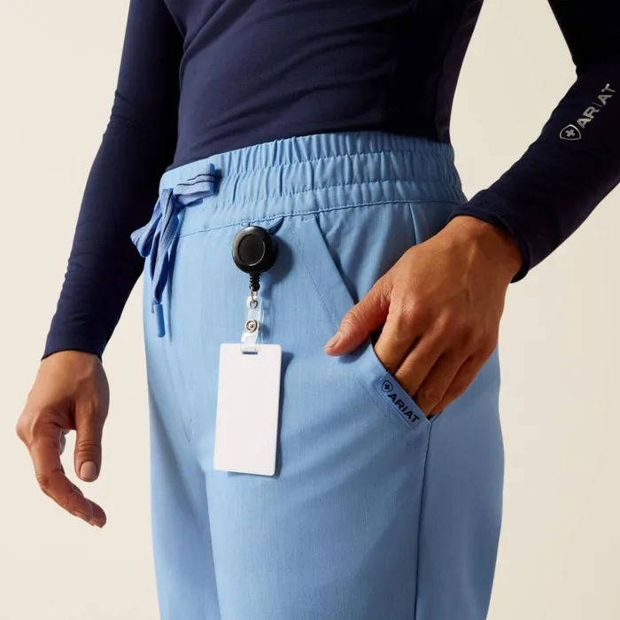 Blackwell Cargo Stretch Jogger Scrub Pant Light Blue Heather Women Ariat Scrubs Blackwell Cargo Stretch Jogger Scrub Pant Light Blue Heather Women Ariat Scrubs